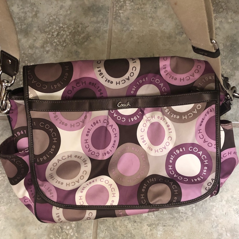 Coach diaper bag